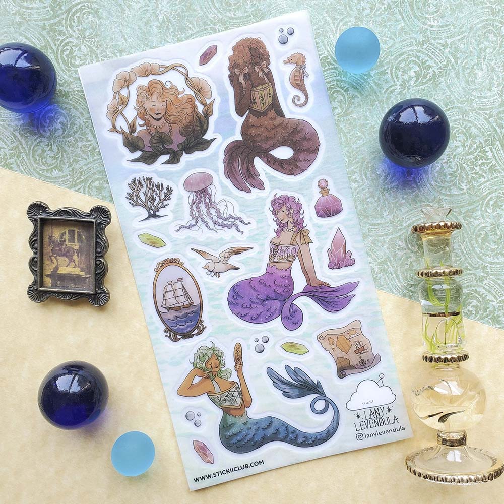 Stickers Mesmerizing Mermaids