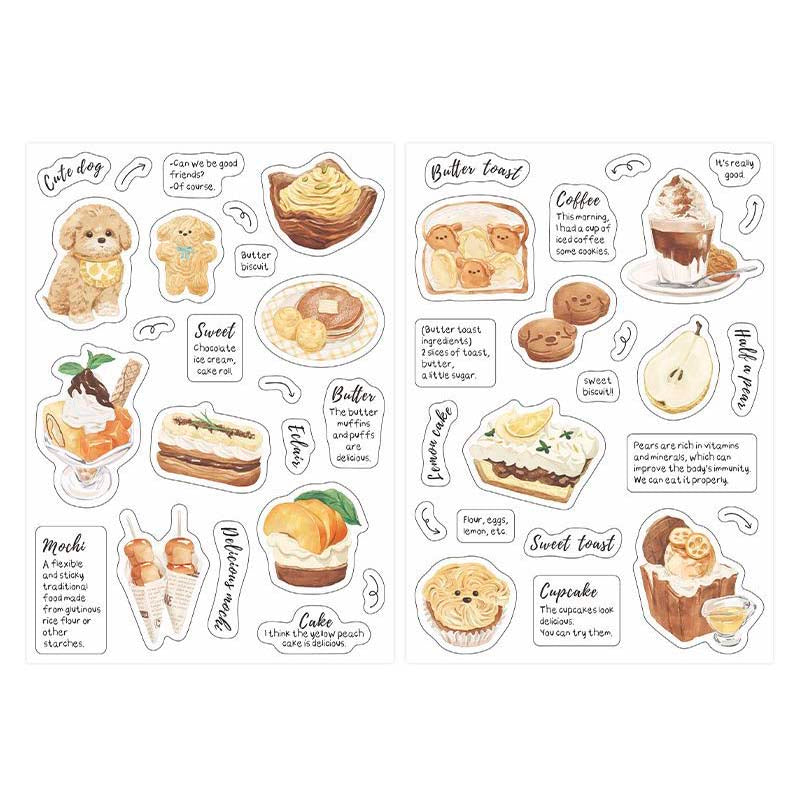 Stickers Late Night Snack Butter Puppy