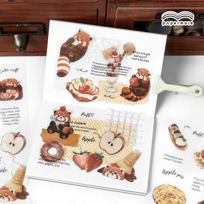 Stickers Late Night Snack Candy Red Panda