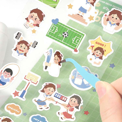 Stickers Learning Artists Sports Diary