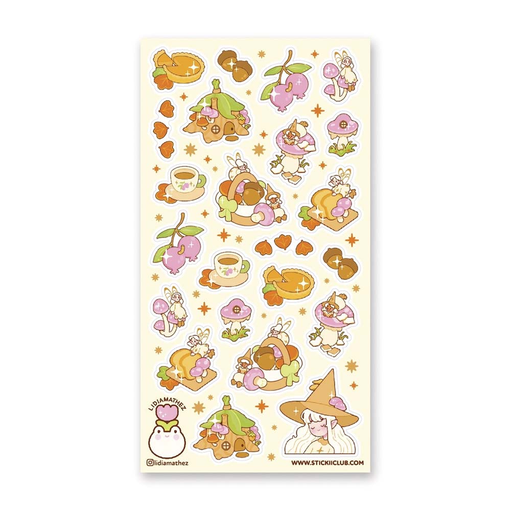 Stickers Woodsy Witches &amp; Fairies