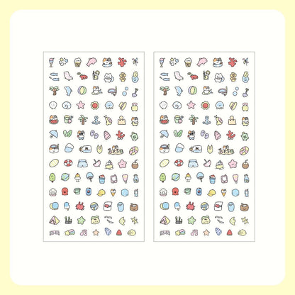Stickers Little Pudding Blue Sea