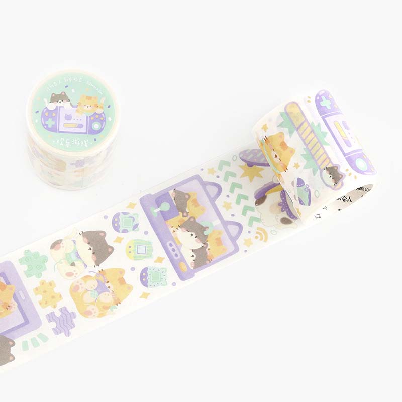 Washi Tape Lively Forest Island Cats