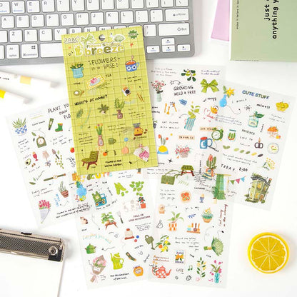 Set de Stickers Love Letter Abound Flower Shadow Breeze (6pc)