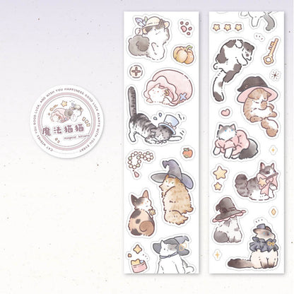 Stickers en Rollo Lucky Cat Magical Kittens
