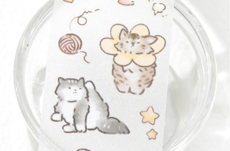 Stickers en Rollo Lucky Cat Trick Or Treat Party