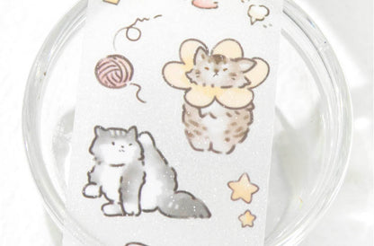Stickers en Rollo Lucky Cat Trick Or Treat Party