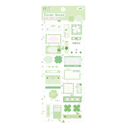 Stickers Lucky Day Clover Notes