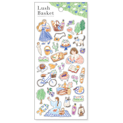 Stickers Lush Basket Blue