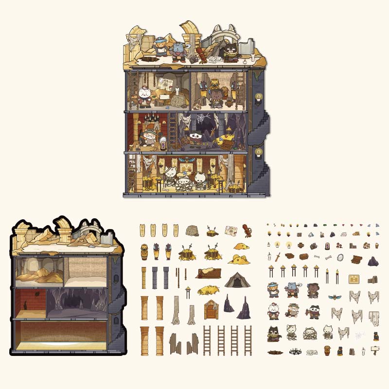 Stickers Escenario 3D Magic Student Adventure Time