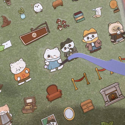 Stickers Escenario 3D Magic Student Private Investigation