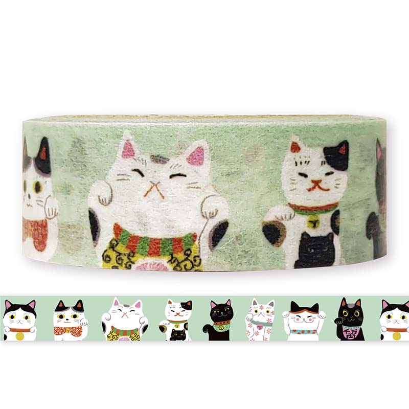 Washi Tape Maneki Neko