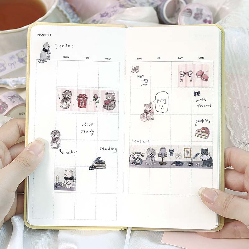 Washi Tape Foil Marchen Party Strawberry