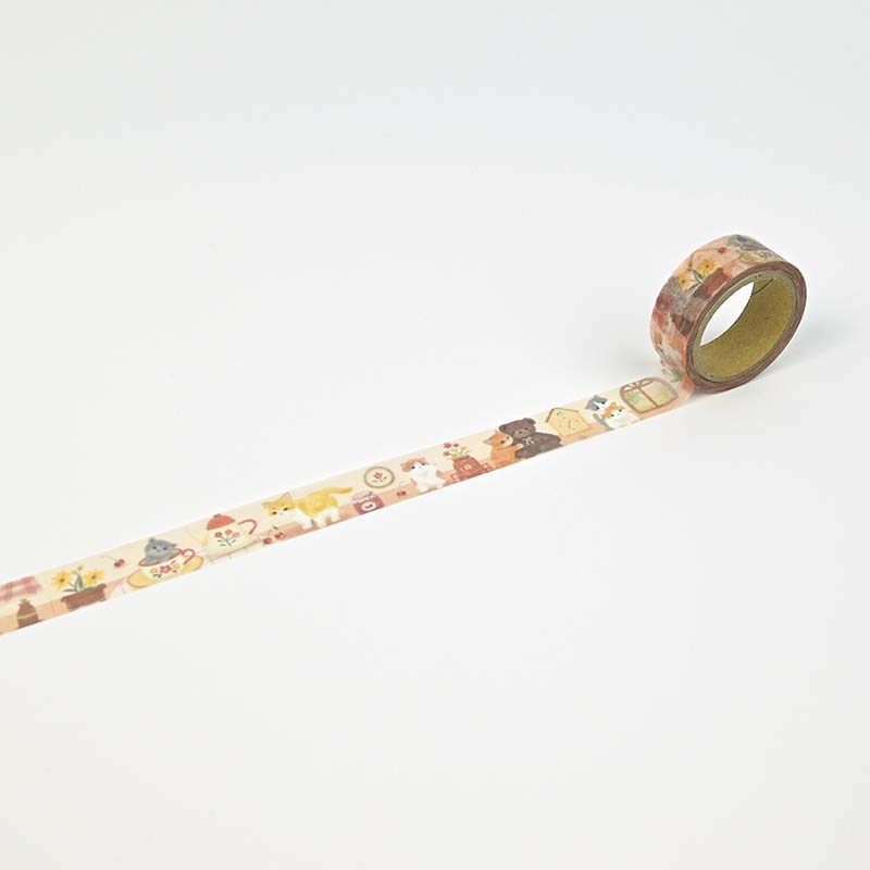 Washi Tape Mattari Animals Shimaenaga