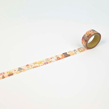 Washi Tape Mattari Animals Shimaenaga