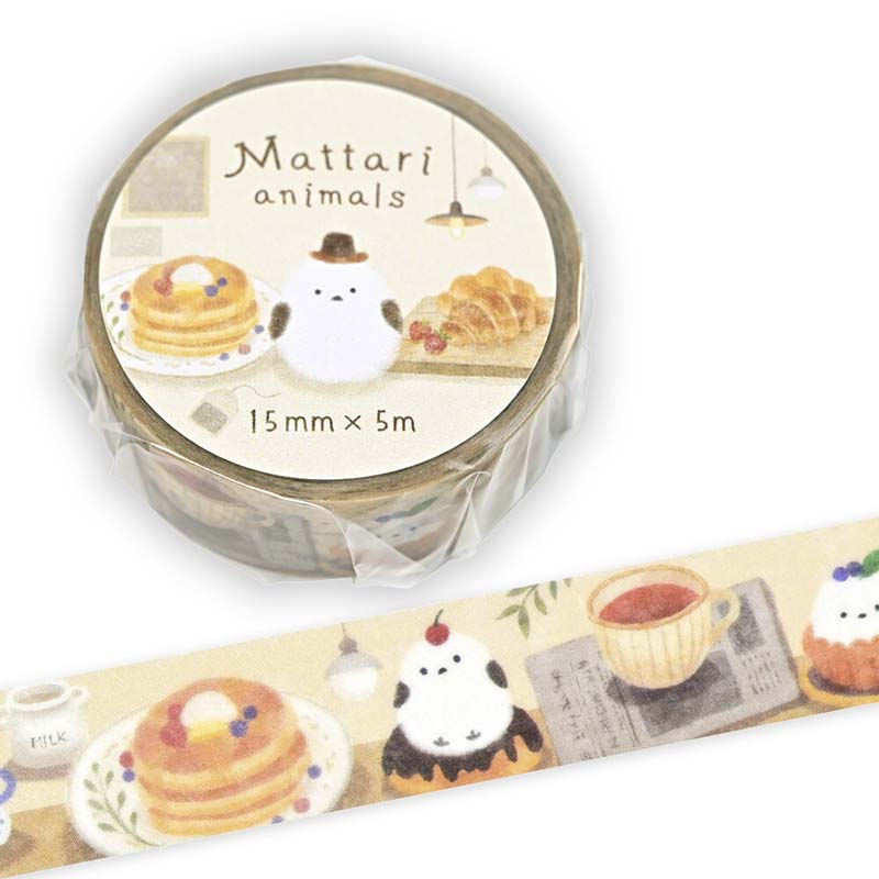 Washi Tape Mattari Animals Shimaenaga