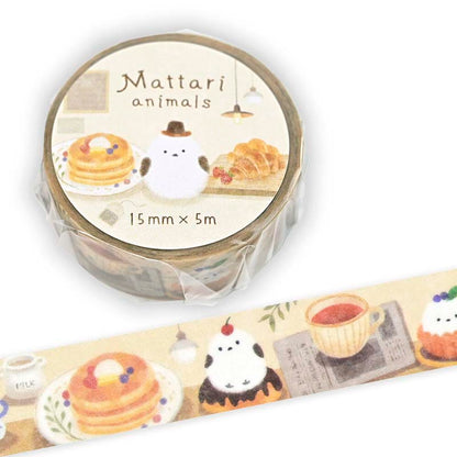 Washi Tape Mattari Animals Shimaenaga