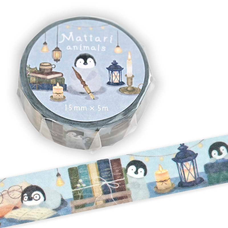 Washi Tape Mattari Animals Penguin