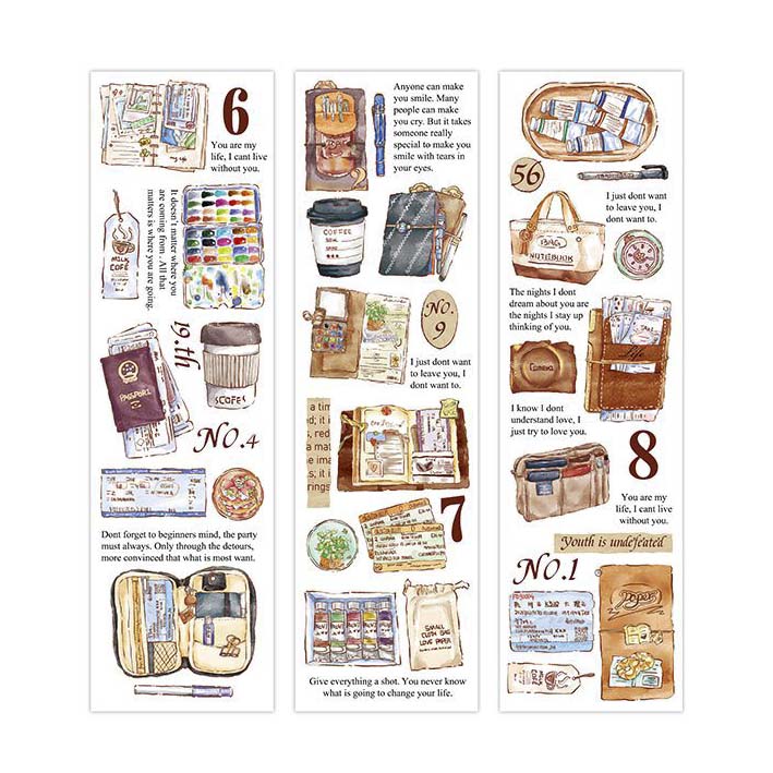 Stickers Meet Yourself Travel Note