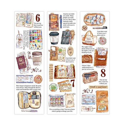 Stickers Meet Yourself Travel Note