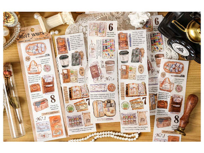 Stickers Meet Yourself Travel Note