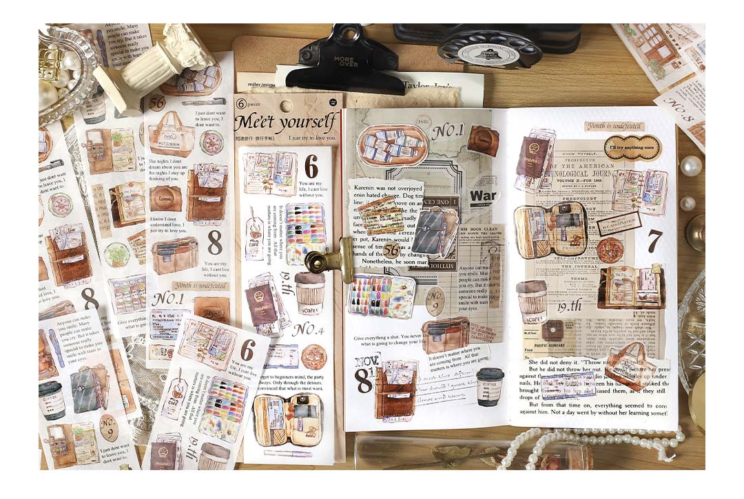 Stickers Meet Yourself Travel Note