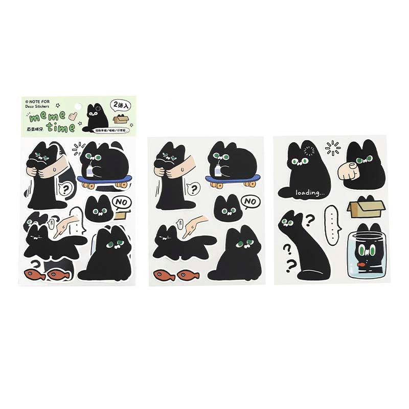 Stickers Meme Time Green