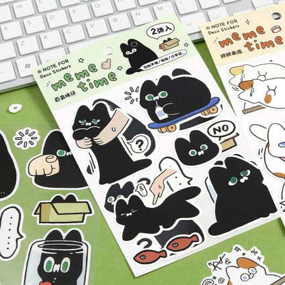 Stickers Meme Time Green
