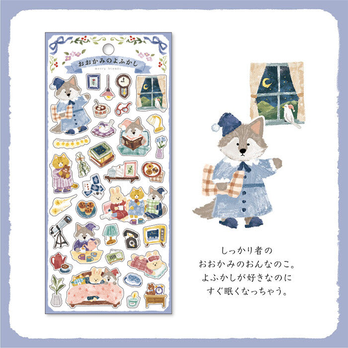 Stickers Merry Friends Wolf&