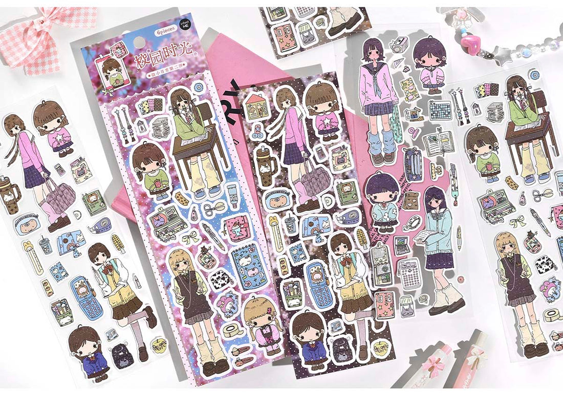 Stickers Micro Daily School Time
