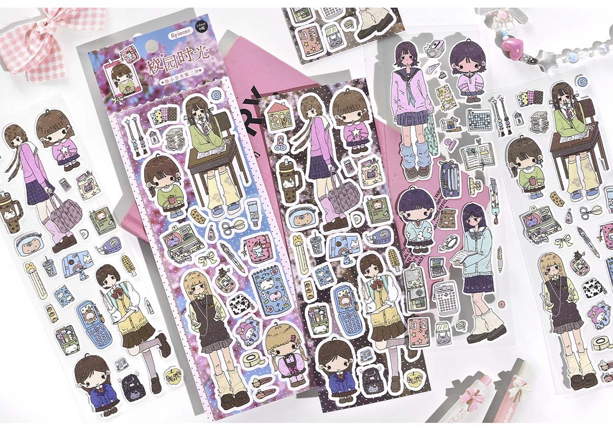 Stickers Micro Daily School Time