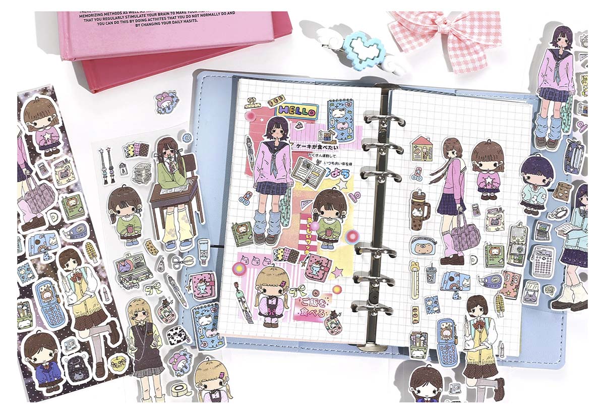 Stickers Micro Daily School Time