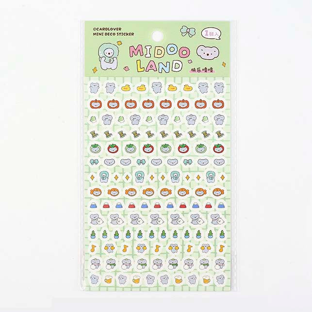 Stickers Midoo Land Mini Happy Puff