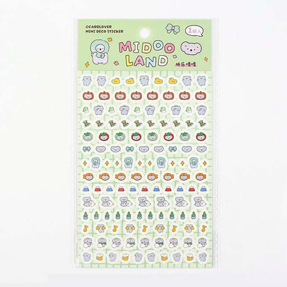 Stickers Midoo Land Mini Happy Puff