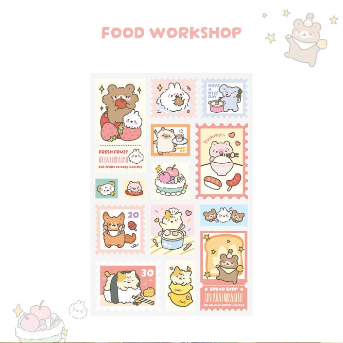 Stickers Midoo Land Food Workshop