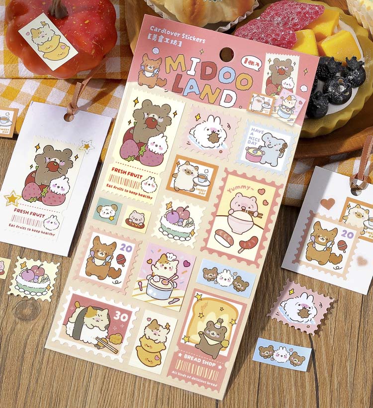 Stickers Midoo Land Food Workshop