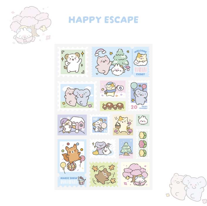 Stickers Midoo Land Happy Escape