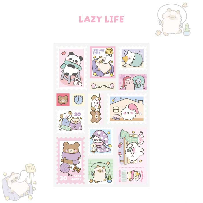 Stickers Midoo Land Lazy Life