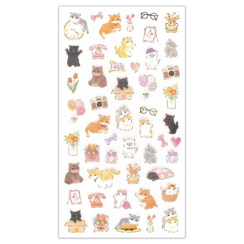 Stickers Mini Animal Kitten Holiday