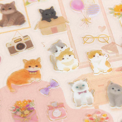 Stickers Mini Animal Kitten Holiday