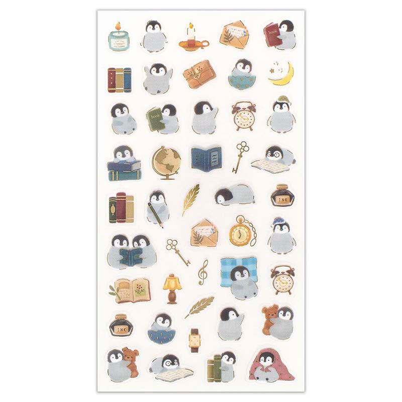 Stickers Mini Animal Penguin Night