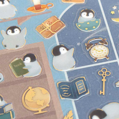 Stickers Mini Animal Penguin Night