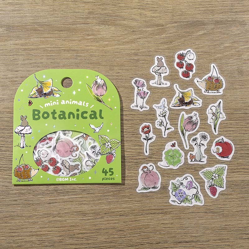Stickers Mini Animals Botanical