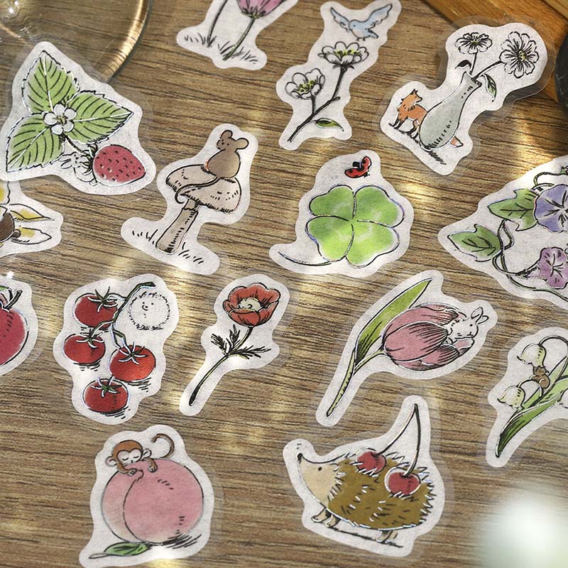 Stickers Mini Animals Botanical