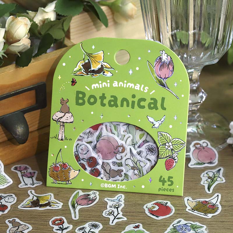 Stickers Mini Animals Botanical