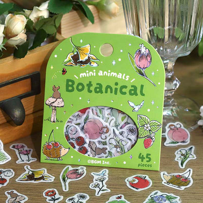 Stickers Mini Animals Botanical