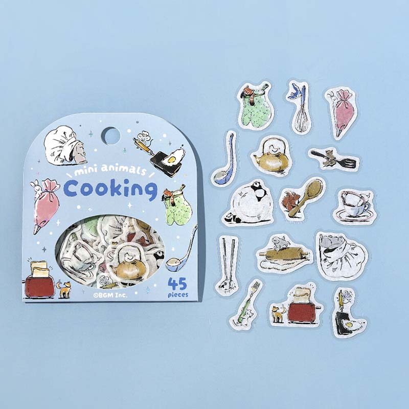 Stickers Mini Animals Cooking