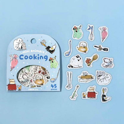 Stickers Mini Animals Cooking