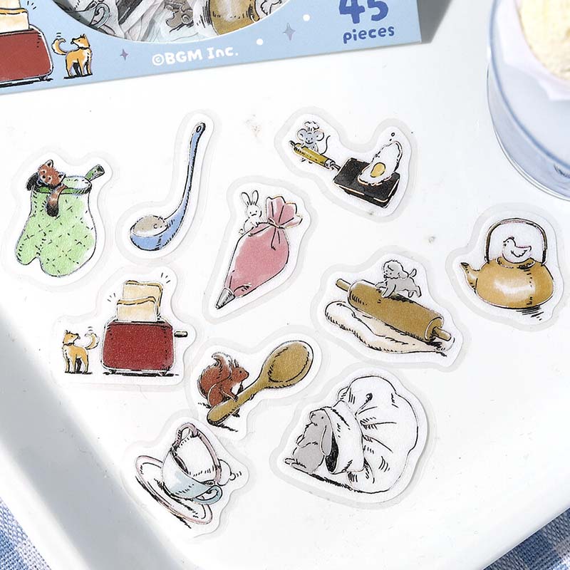 Stickers Mini Animals Cooking