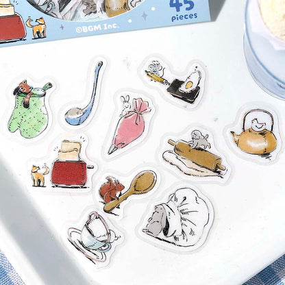 Stickers Mini Animals Cooking